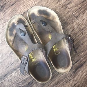 *worn* Birkenstock sandals
